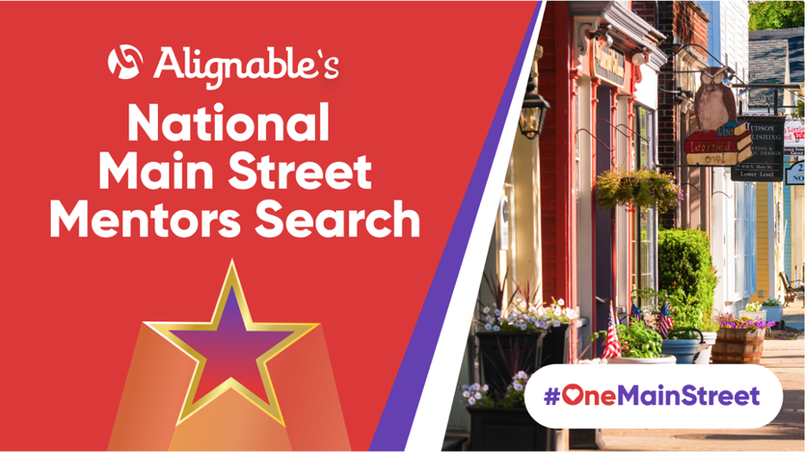 alignable's national main street mentors search - one main street